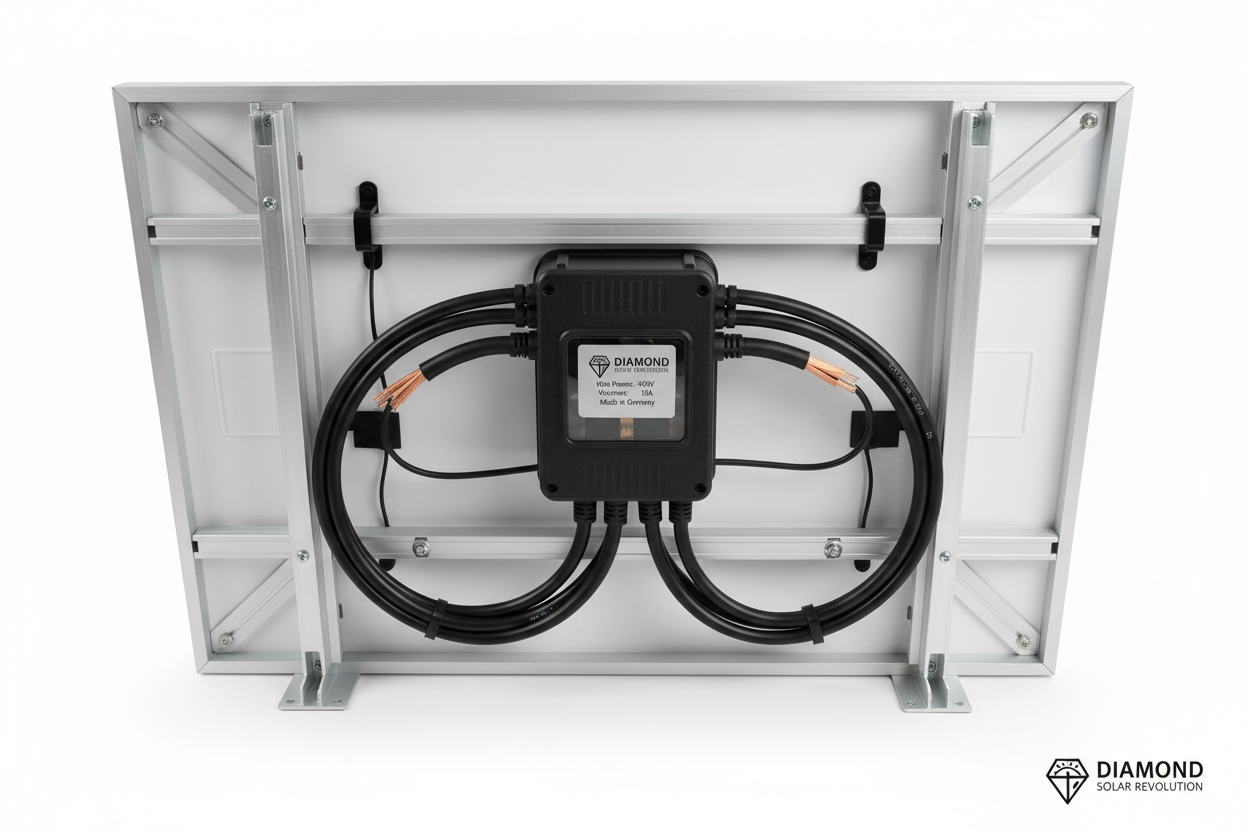 Solar Panel Back View