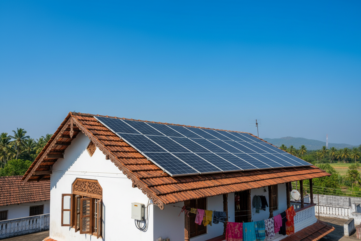 Solar Panel Installed